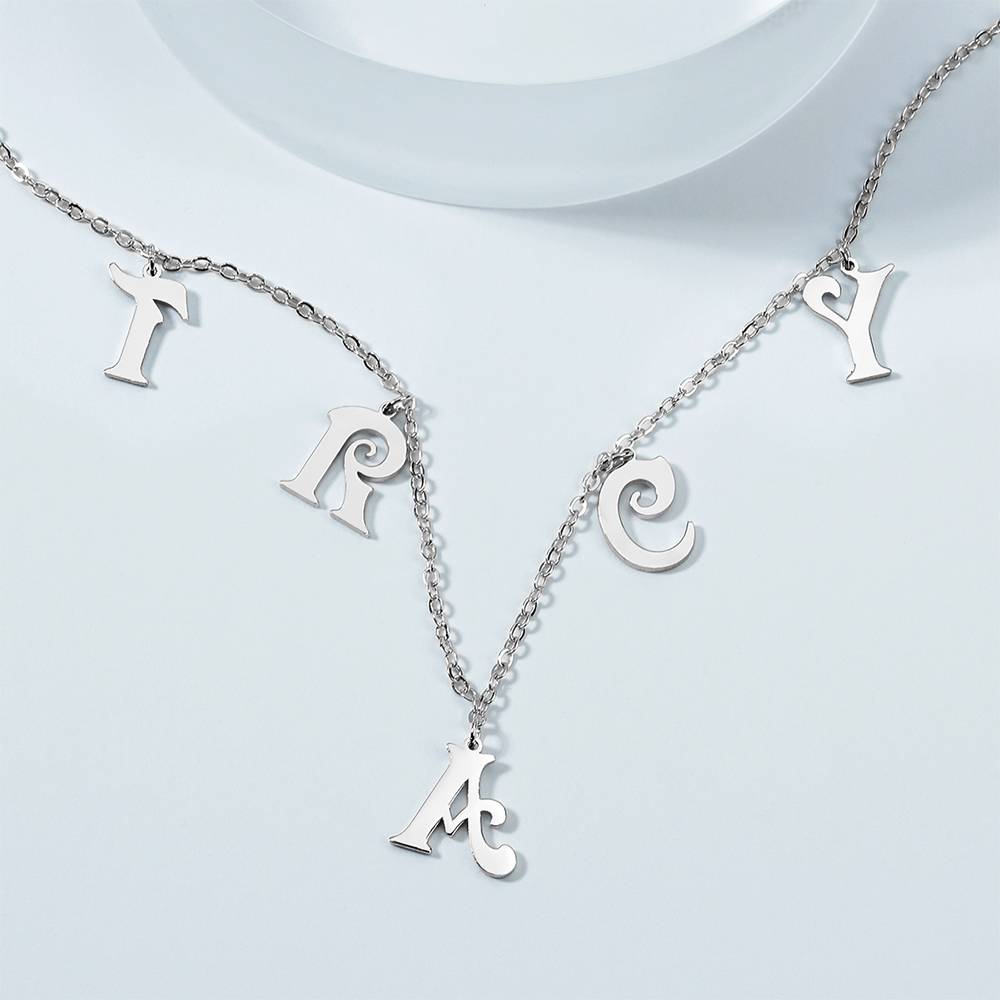 Personalized Custom Initial Name Necklace