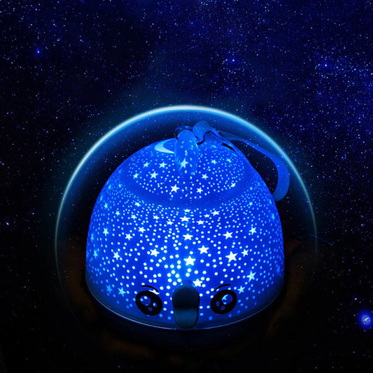 Personalized Custom Lucky Fish LED Rotating Star Projection Night Light