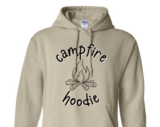 Unisex Campfire Hoodie Heavy Blend Hooded Sweatshirt - Premium Sweaters/Hoodies from Print Melon Inc. - Just $36! Shop now at giftmeabreak