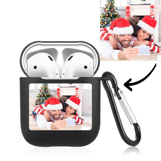 Personalized Custom Photo Soft Black Air Pods Case - Premium air pod from Gift Me A Break - Just $9.99! Shop now at giftmeabreak