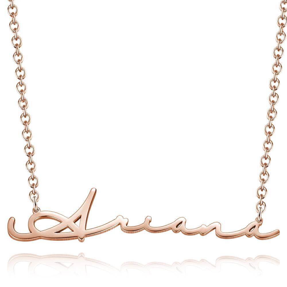Personalized Custom Signature Style Name Necklace