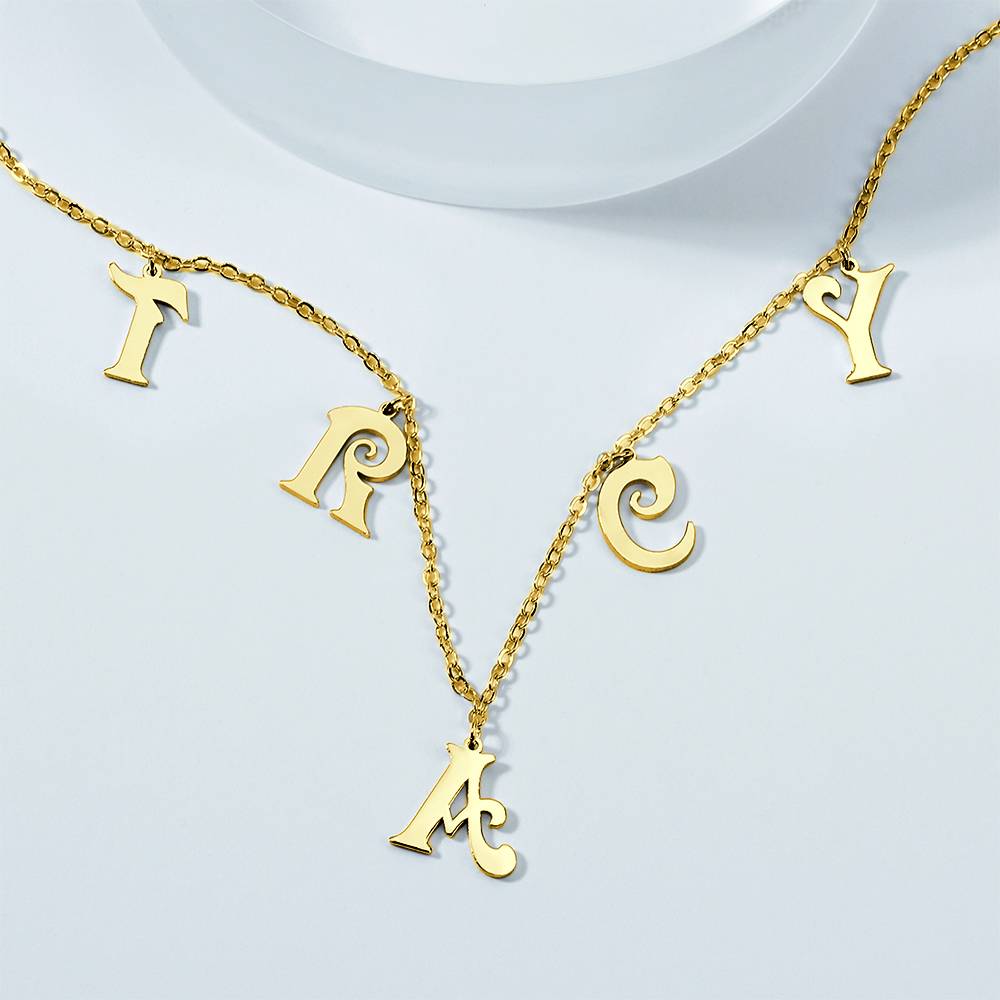 Personalized Custom Initial Name Necklace