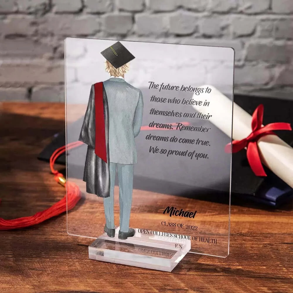 Personalized Custom Acrylic Graduation Keepsake Print