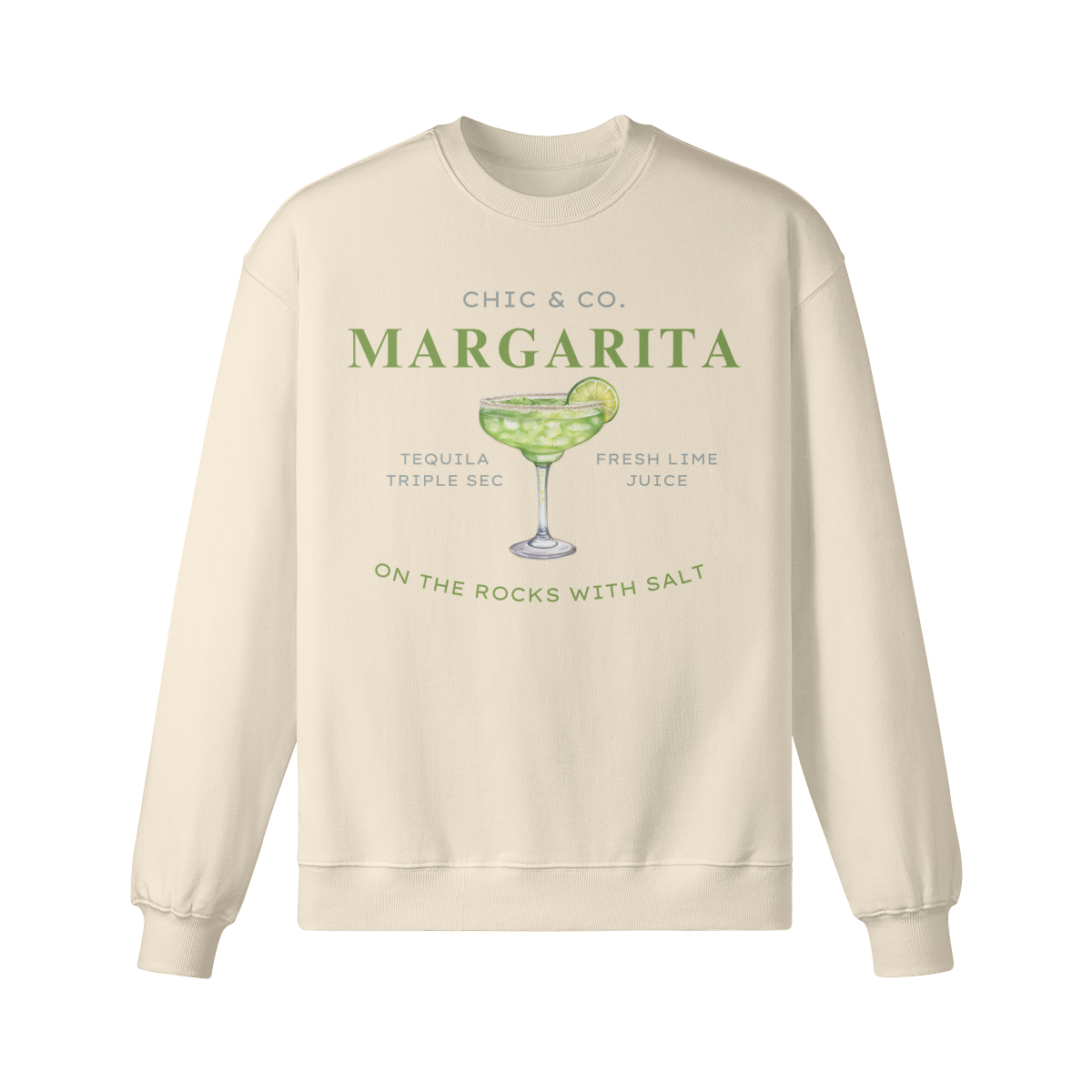 Women's Margharita Minimalist Oversized Crew Neck Sweatshirt
